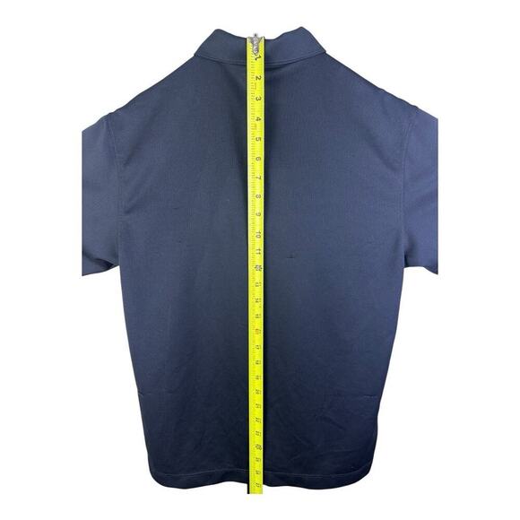 Nike Golf Dri Fit Lightning II F-35 Black Short Sleeve Polo Shirt Mens Small - Picture 9 of 13